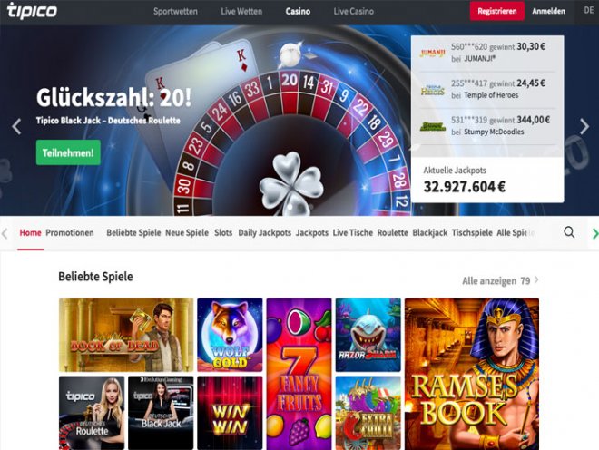 Tipico Casino Screenshot