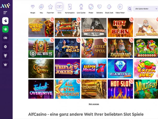 AlfCasino Screenshot