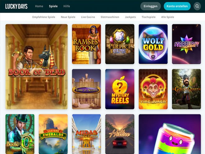 Luckydays Screenshot