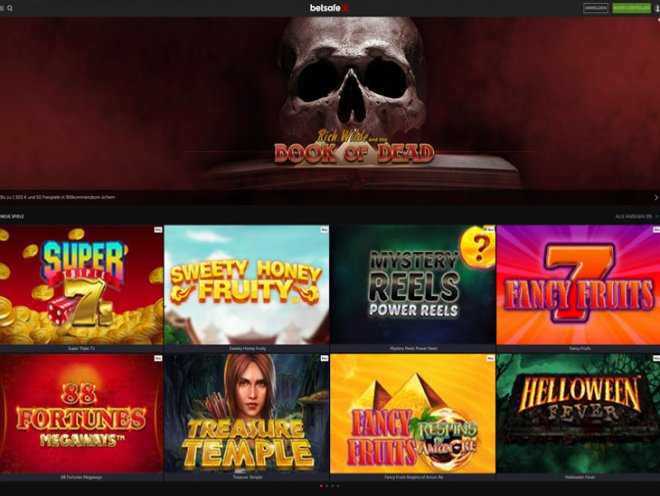 Betsafe Casino Screenshot