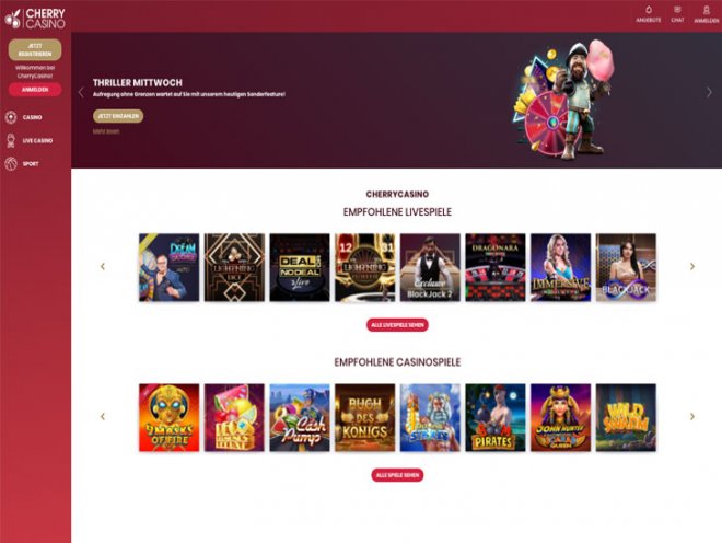 Cherry Casino Screenshot
