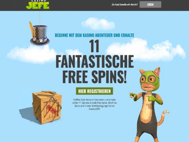 Jefe Casino Screenshot