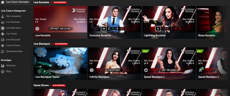 Betsafe Live Casino