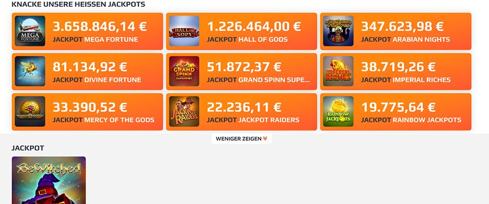 Netbet Jackpots gewinnen