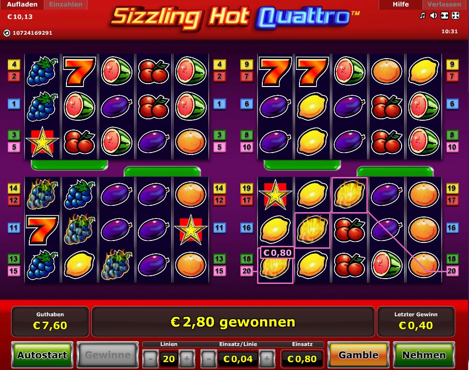 sizzling hot quatt