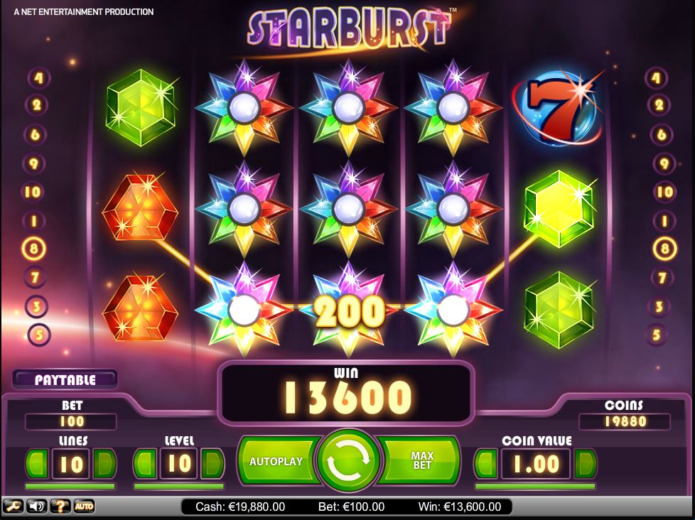 starburst eypobet